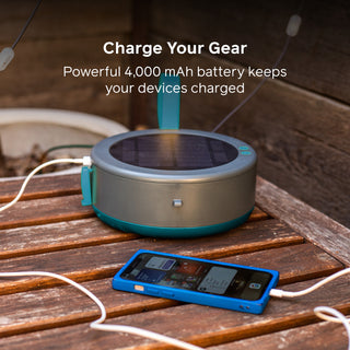 Solar String Lights: 44' in White